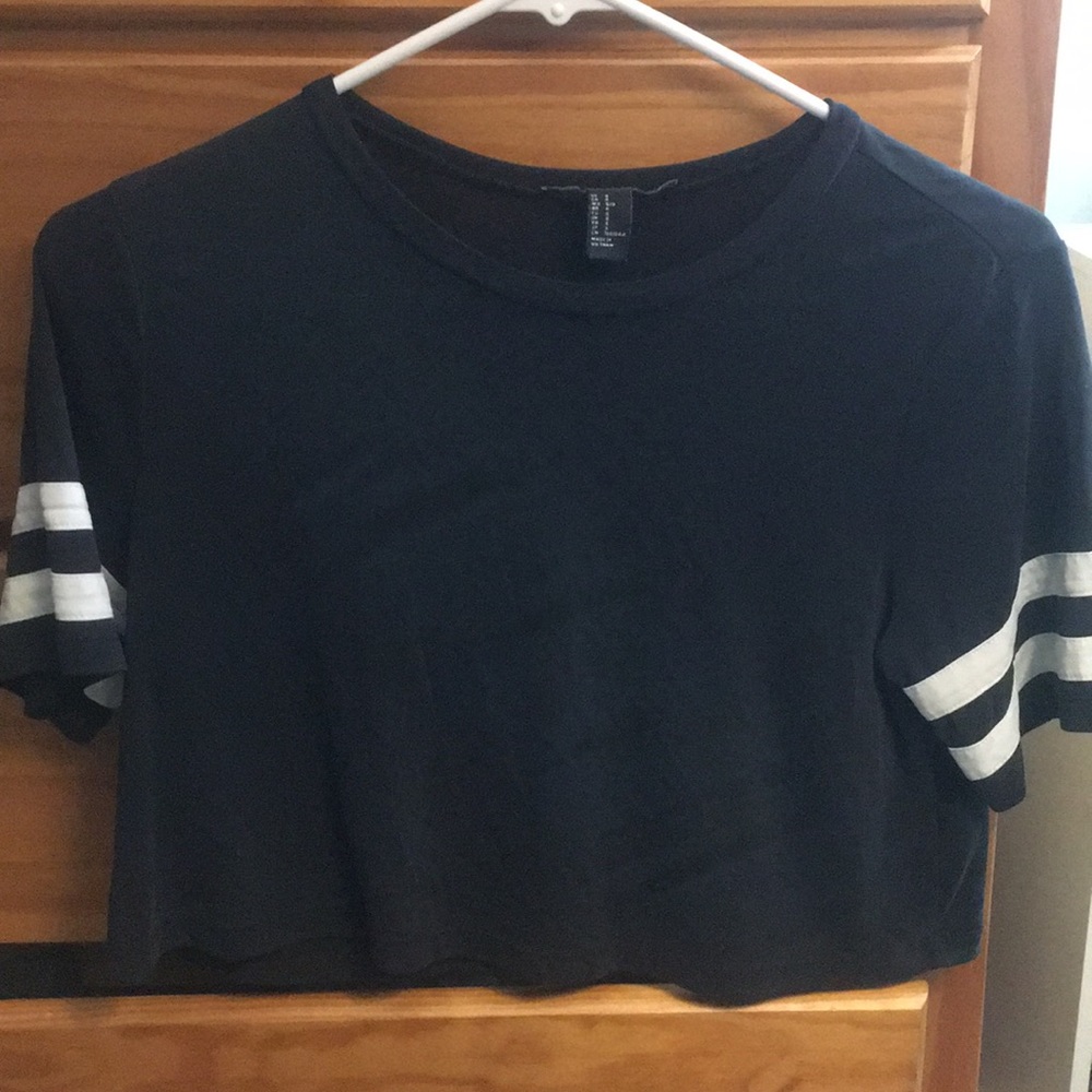 Dark Grey crop top